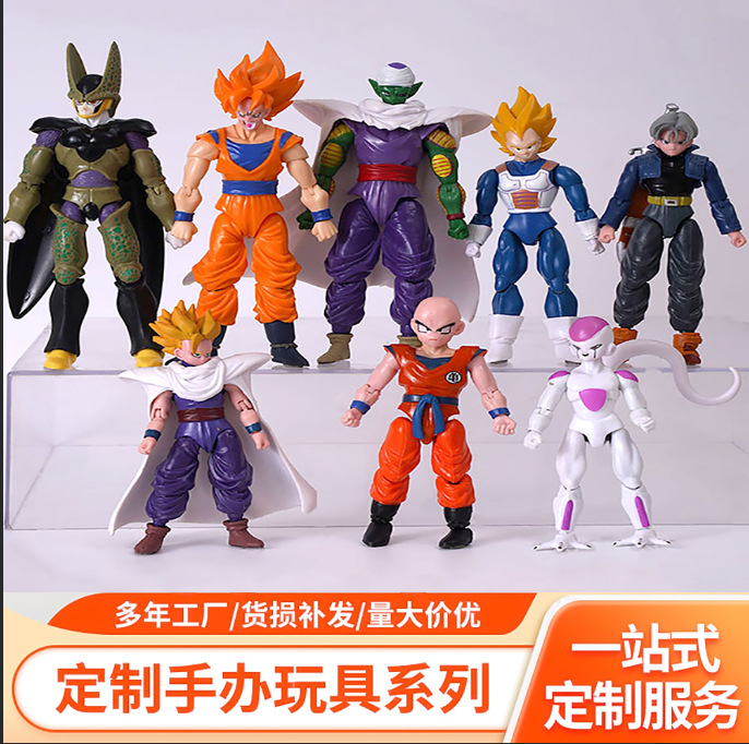 Seven Dragonballs do a copy of the Burgeta devil Boisun Goku can move the Comic-Con model.