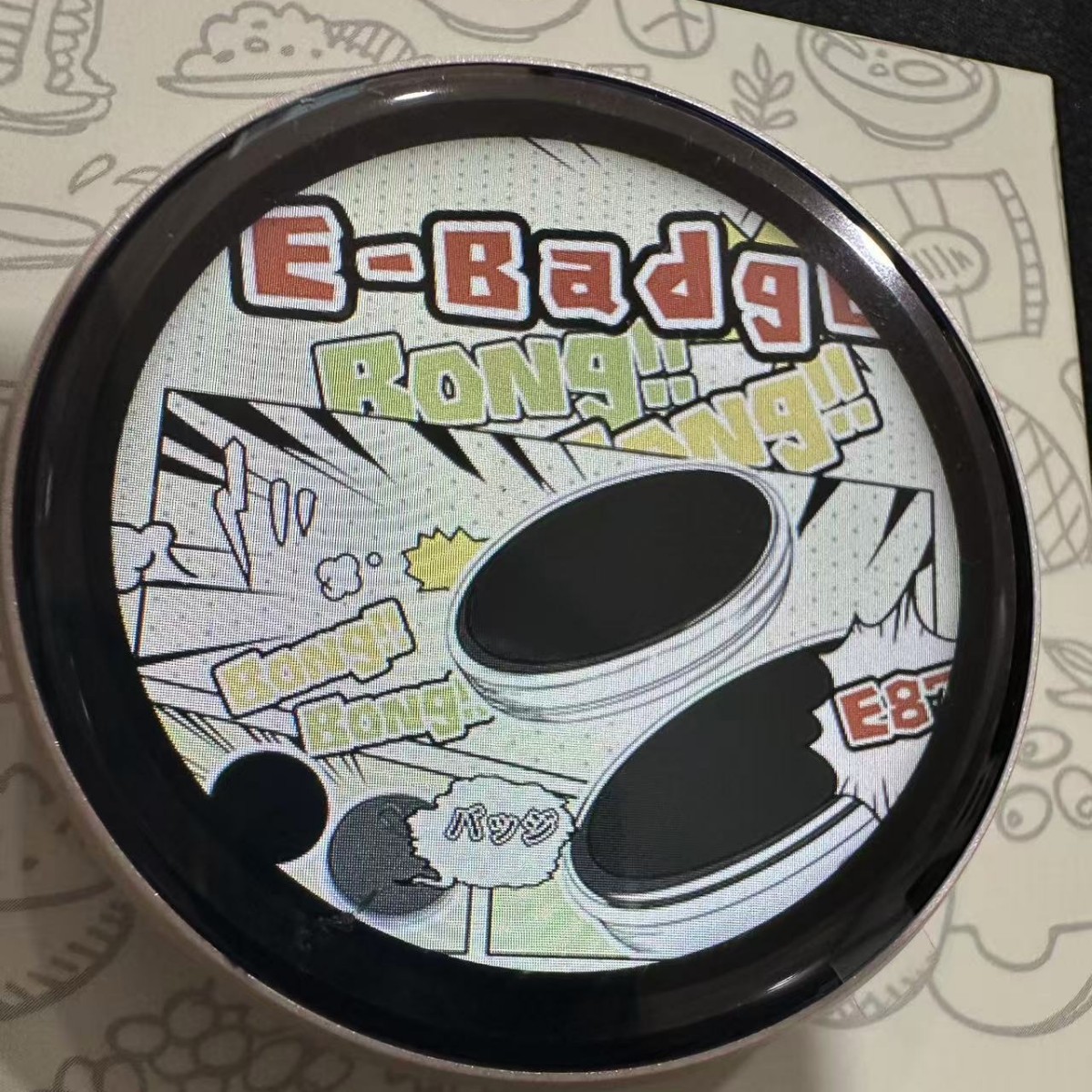 New e87 Smart Touchscreen Electronic Badge – Anime Custom Display
