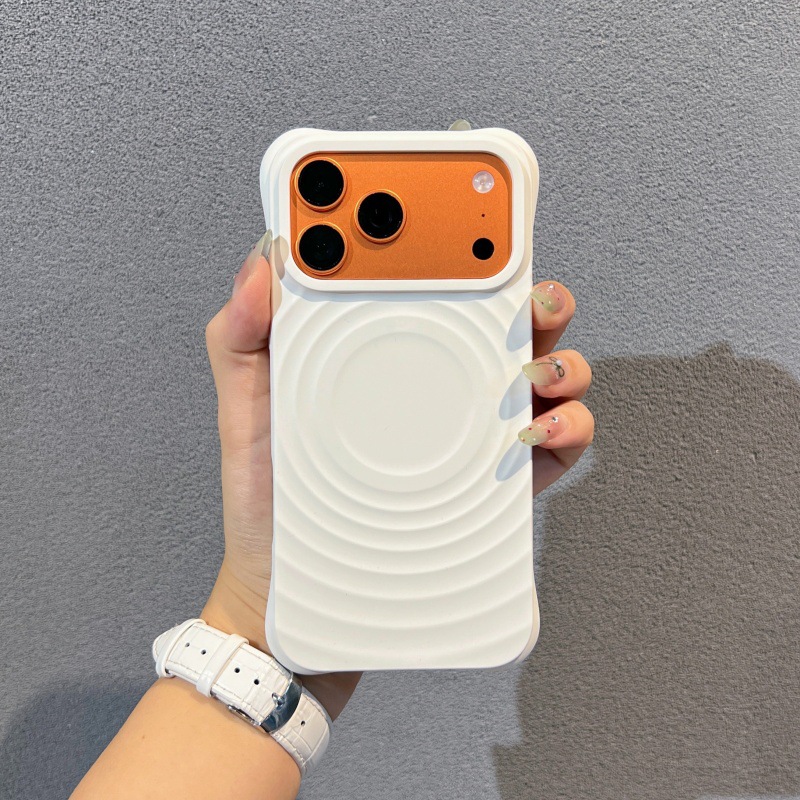Burom wave magnetic desorption applies to apple 17 Promax mobile phone shell iPhone 18 Promax liquid silicon 16