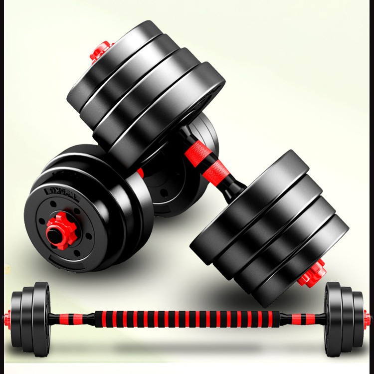 The dumb bell man, the home-made barbell, the Arling gymnastics, a couple of weight-adjusted beginners' bells.