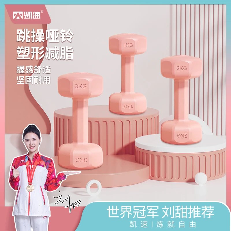 到手1对凯速跳操哑铃  1kg2kg3kg可选