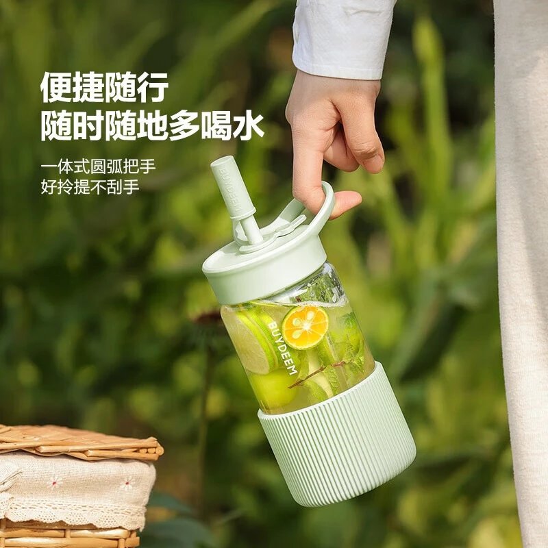 出游必备北鼎mini保温杯300ml吸管随行杯550ml食品级材质兼顾颜值实用性