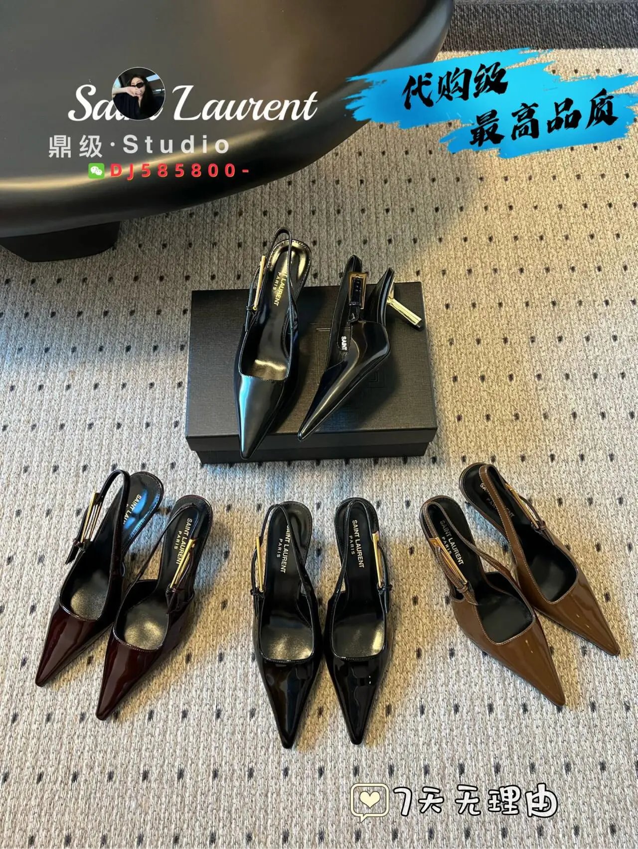 鼎级优选独家爆品Saint Lauren24FW小金条高跟鞋女65cmysl金跟高跟鞋女ysl尖头小金跟金属扣高跟凉鞋女ysl方形尖头露跟高跟鞋ysl新款小金条高跟鞋女YSL小金条高跟凉鞋