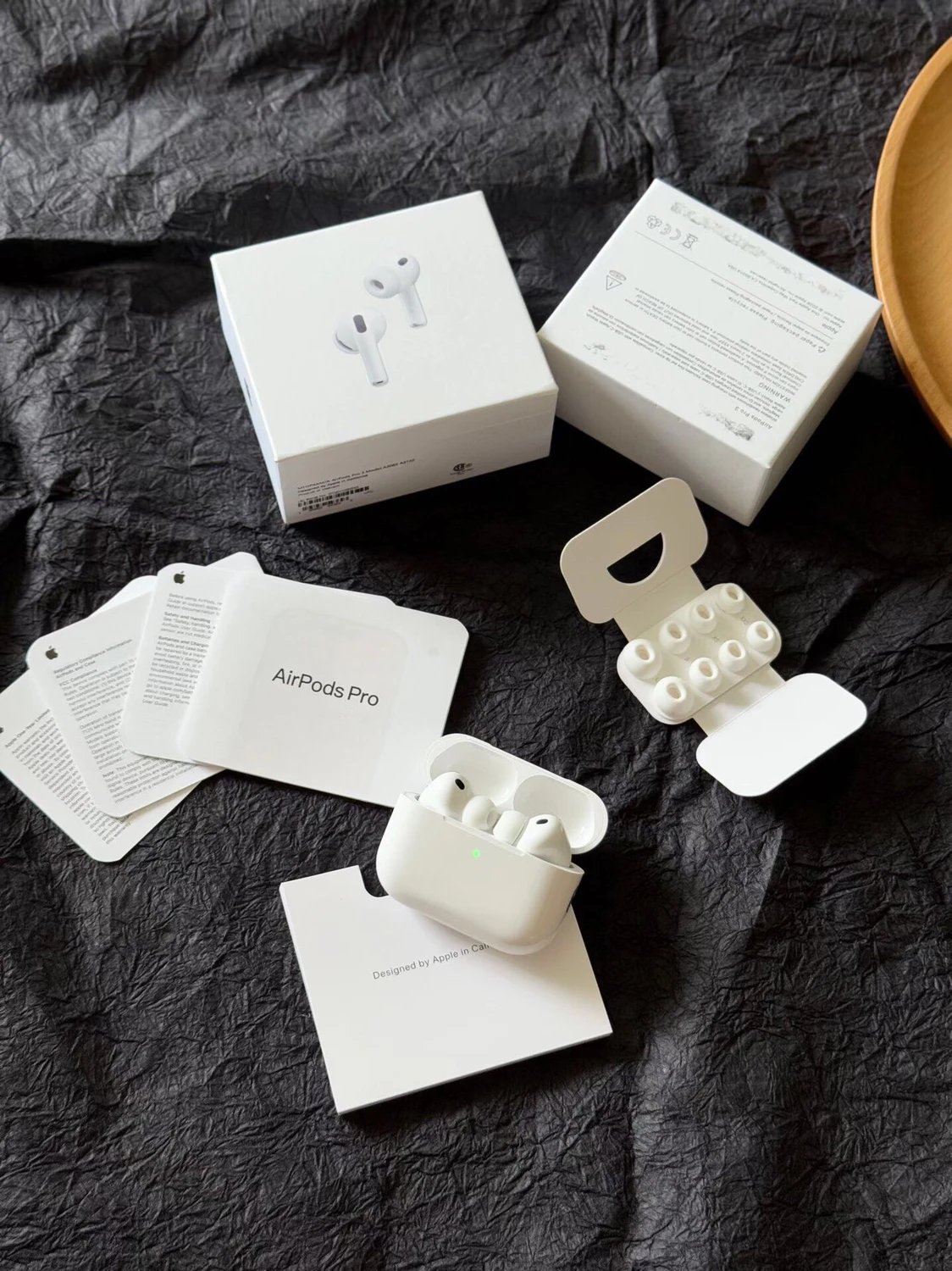 新款出货 苹果AirPods Pro3无线蓝牙耳机 入耳式降噪耳机 同步官方 功能齐全 通勤党运动党音乐控都能闭眼冲