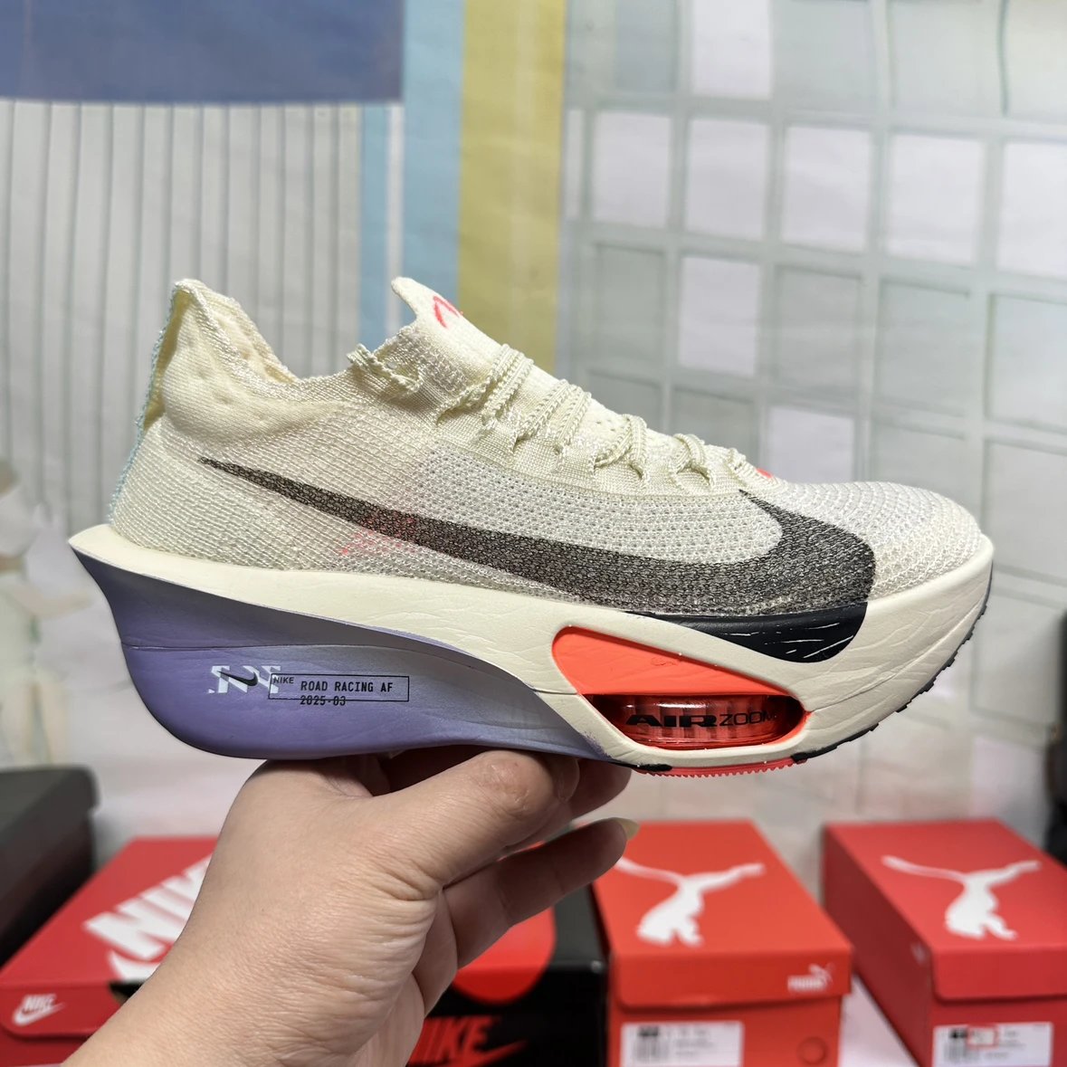 NK Alphafly 3 Proto male and female Marathon running shoes, Alpha three-generation carbon running shoes, male and female racing sneakers, and professional sneakers.
