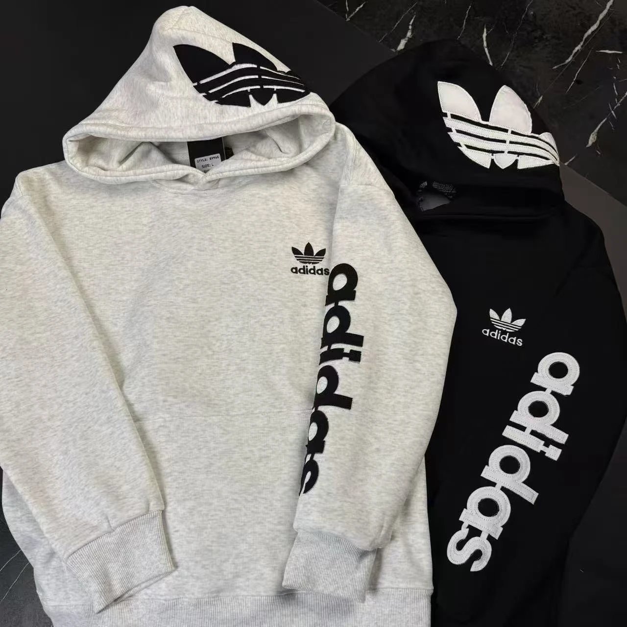 High-version in-stock fast-ship bestseller Adidas Kirin Arm hoodie, heavyweight 500g+, all 3 tags included