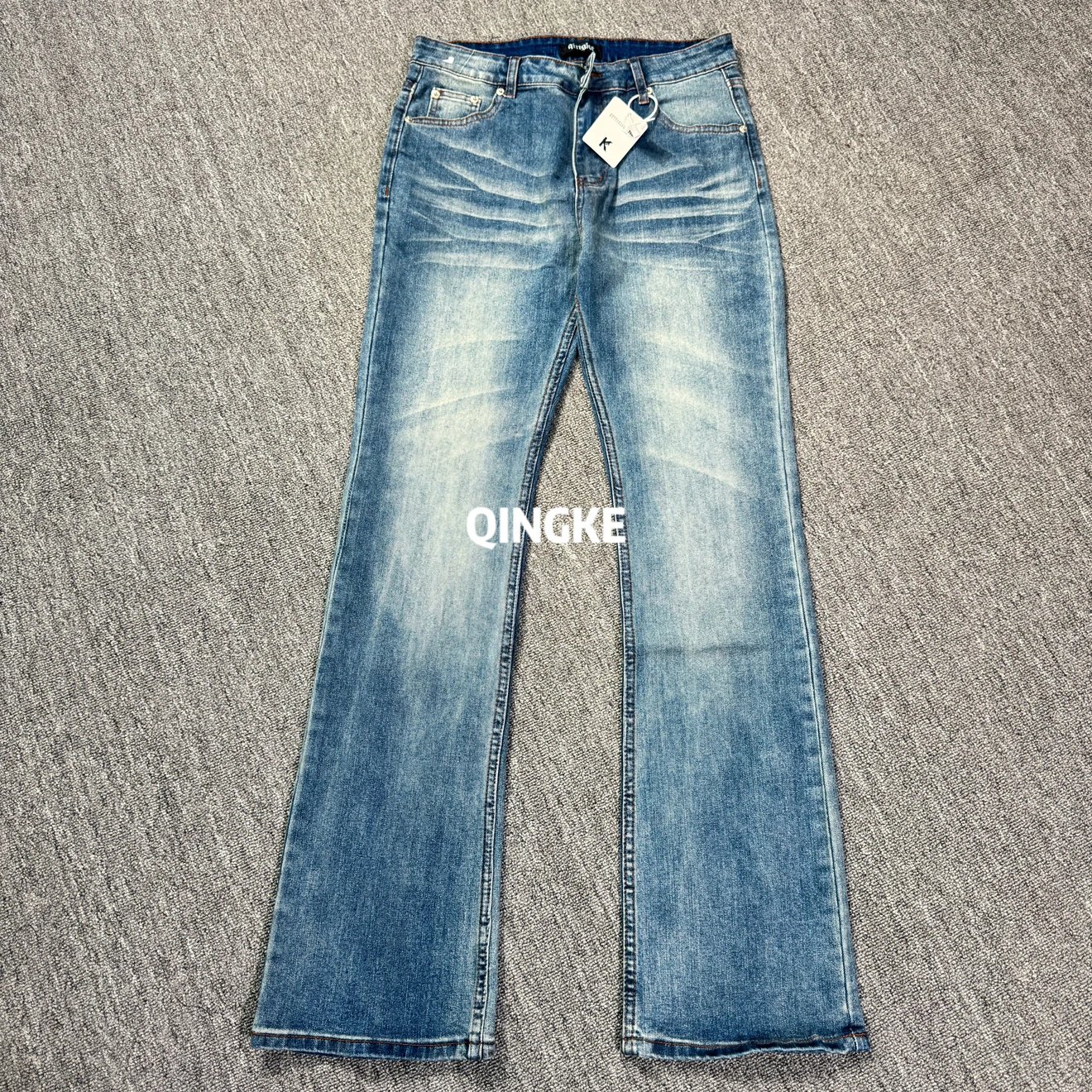 【现货秒发】情磕自主品牌 蓝牛 瘦腿版型 非常帅 下单送卡片 定制吊牌 拉布布香包 Skinny风格