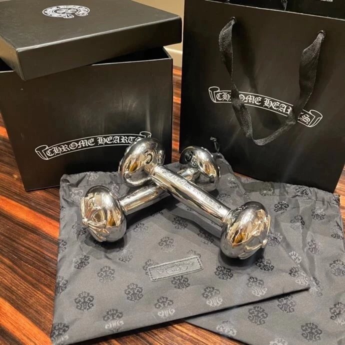 Chrome Hearts 克罗心ch潮流艺术健身哑铃  质感爆棚材质选用304不锈钢 历久弥新